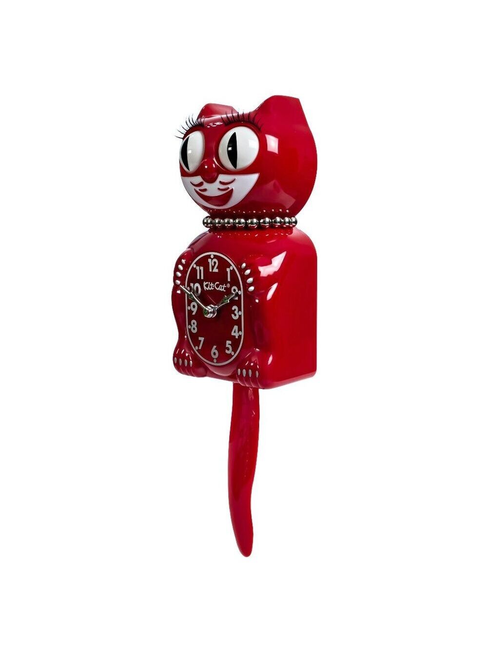 Retro Red Lady Kitchen Edition Kit-Cat Klock - Picture 2 of 5